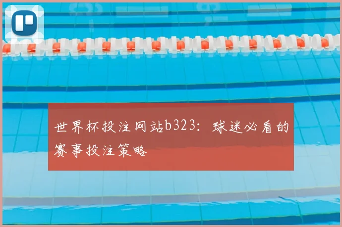 世界杯投注网站b323：球迷必看的赛事投注策略